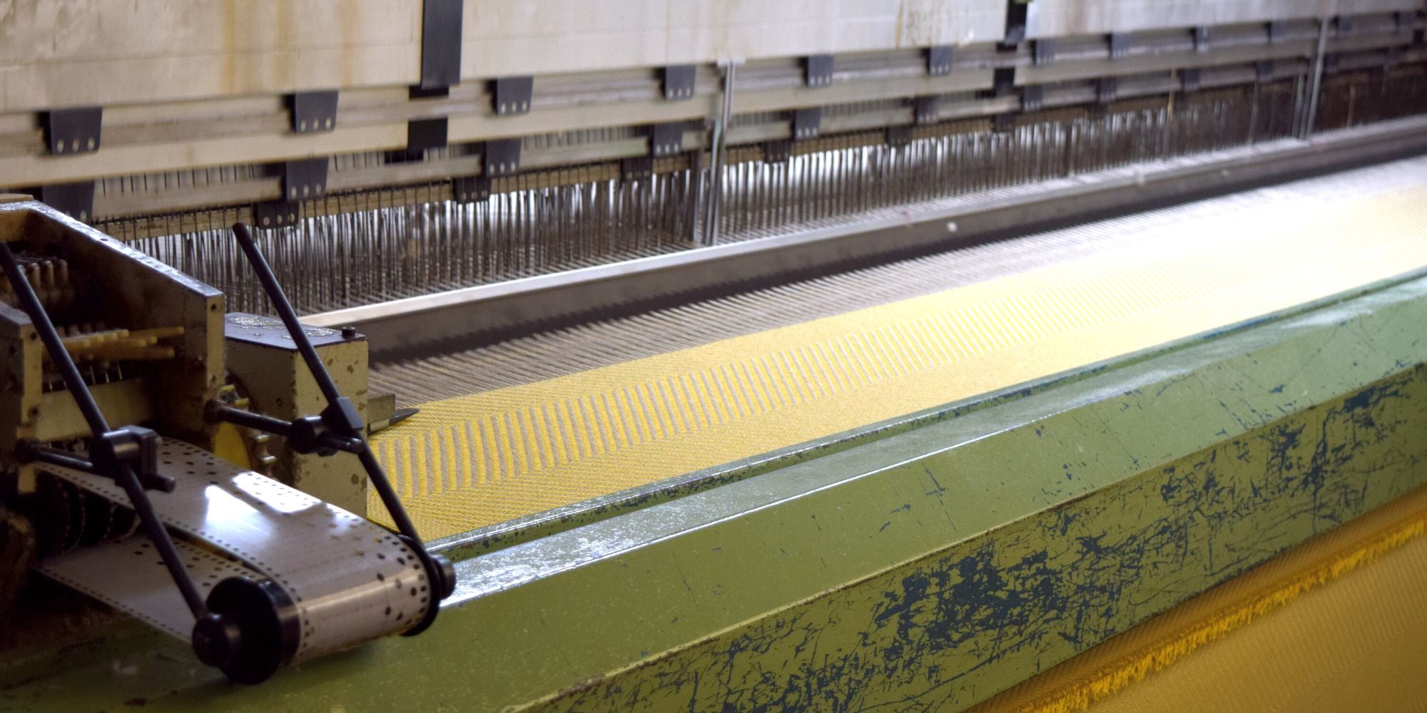 weaving herringbone blankets in the usa