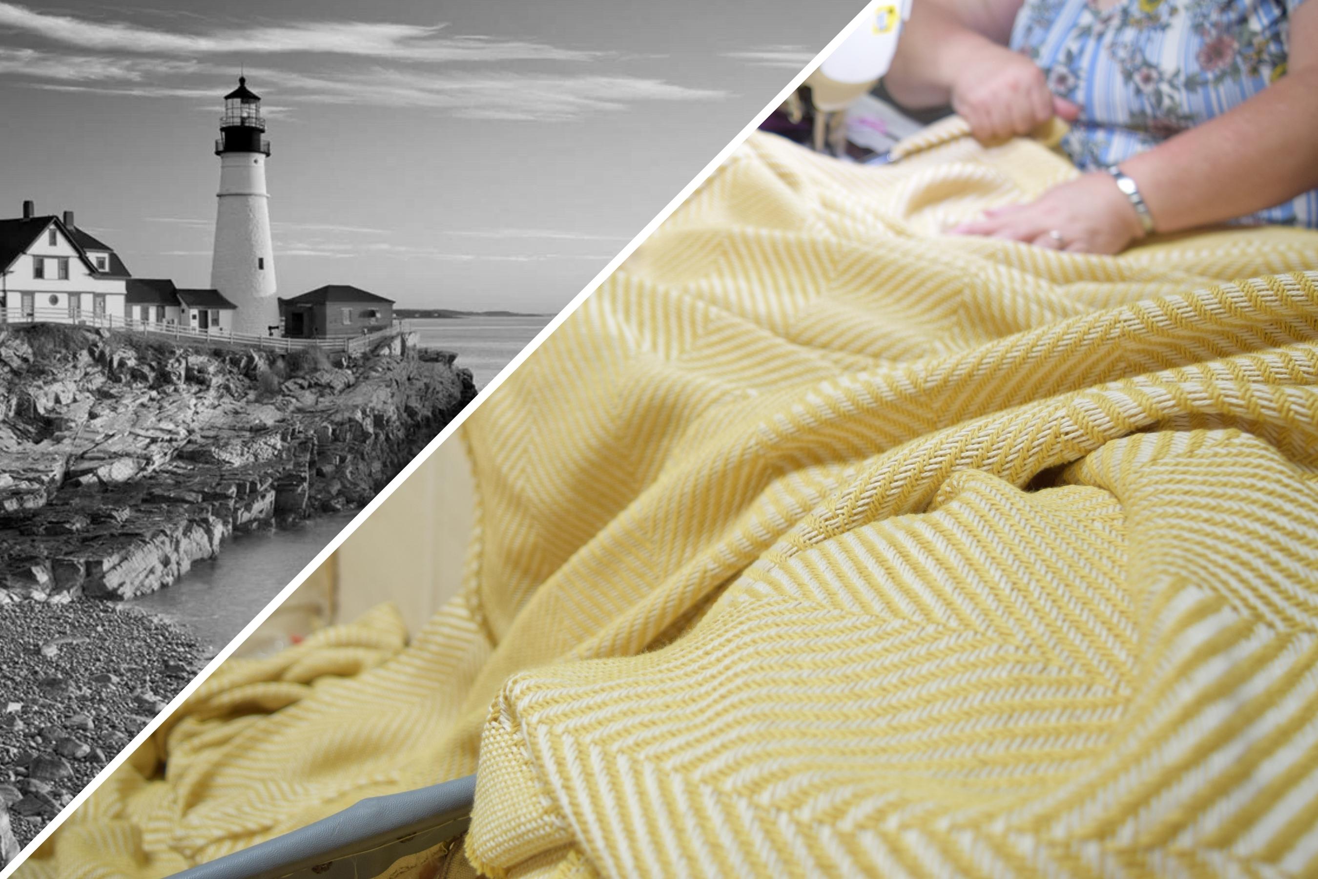 Weaving the finest blankets in Maine