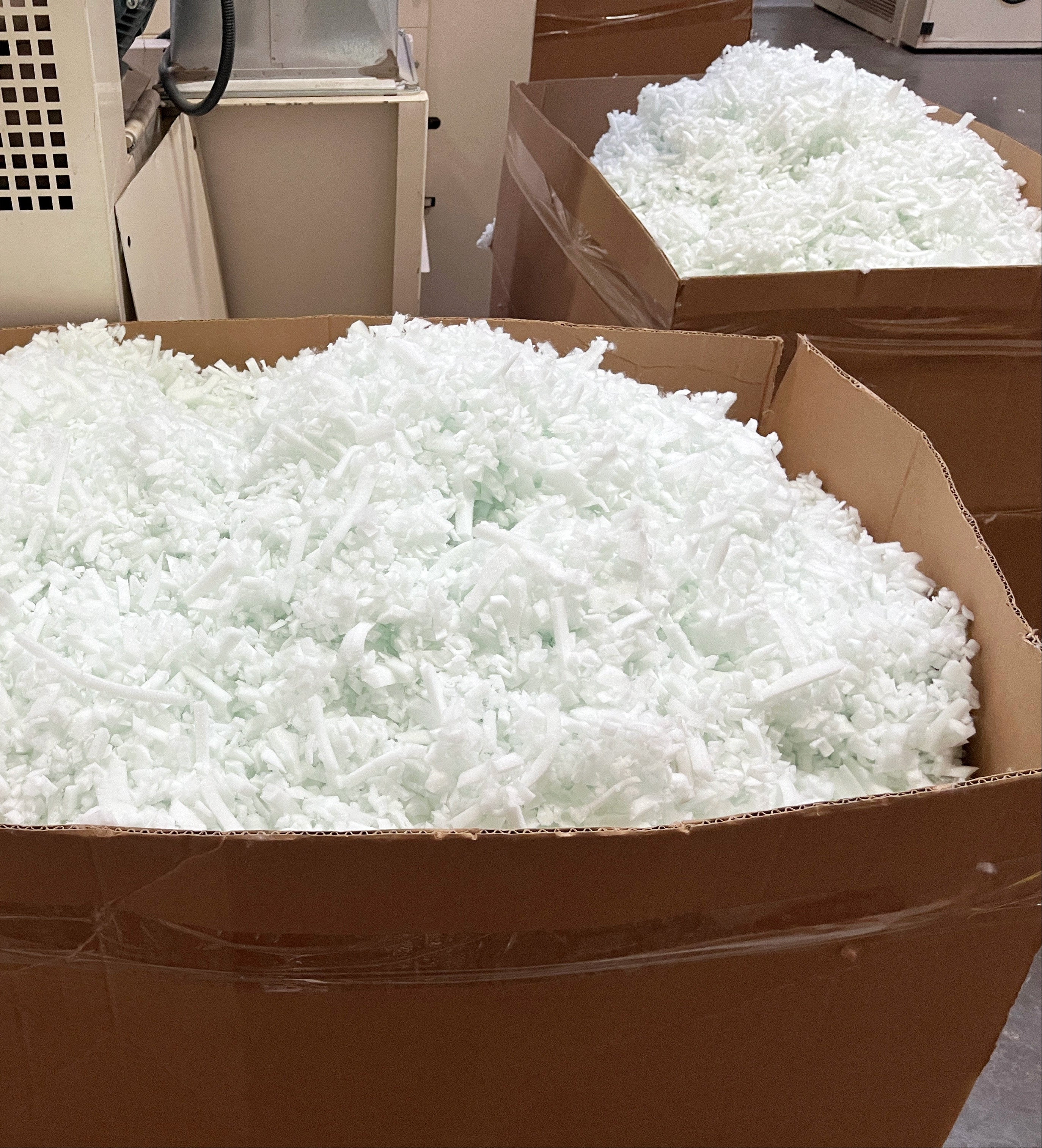 Authenticity50's proprietary CertiPUR-US certified shredded memory foam, a unique microfiber blend used in their Custom Comfort Pillows and A50 Travel Pillows.