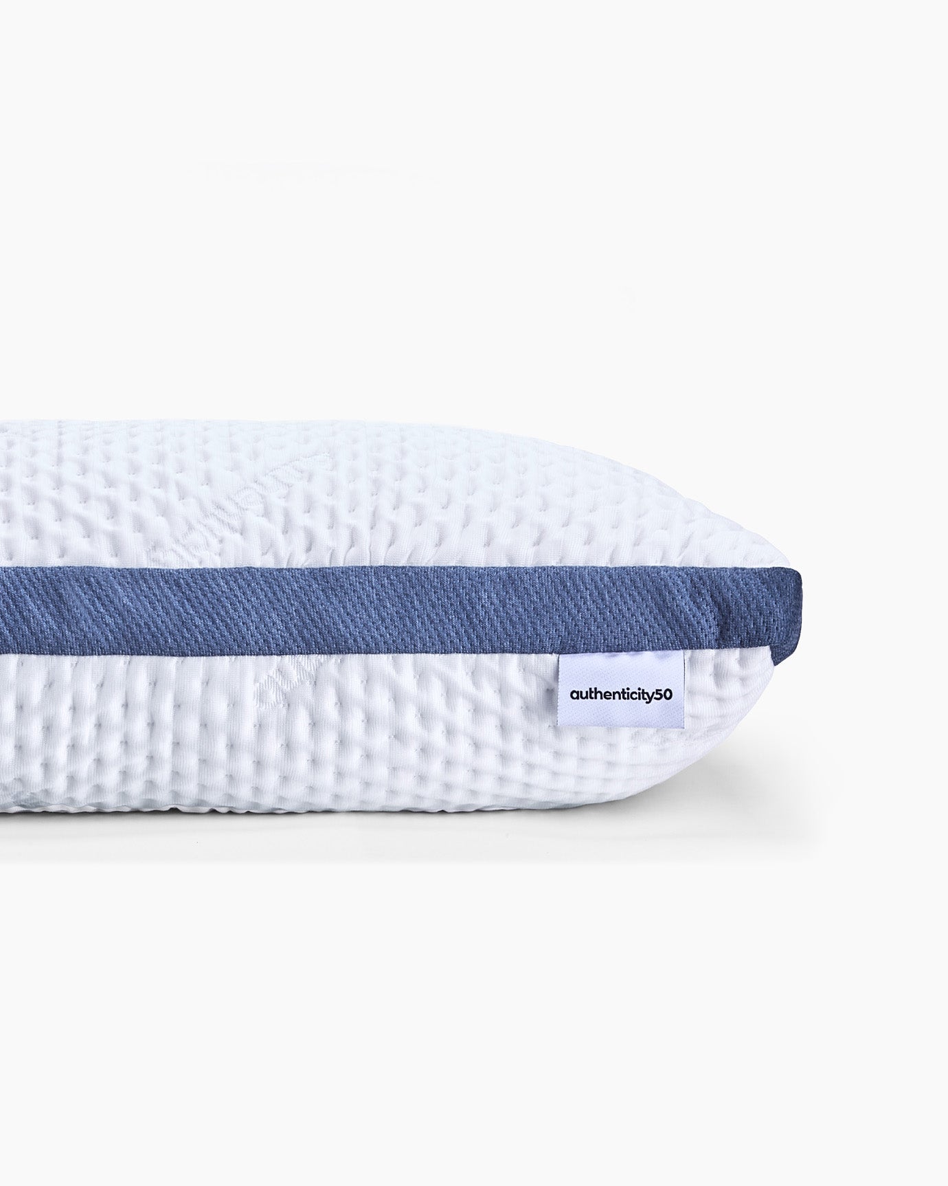 Side of an A50 Travel Pillow against a white background.