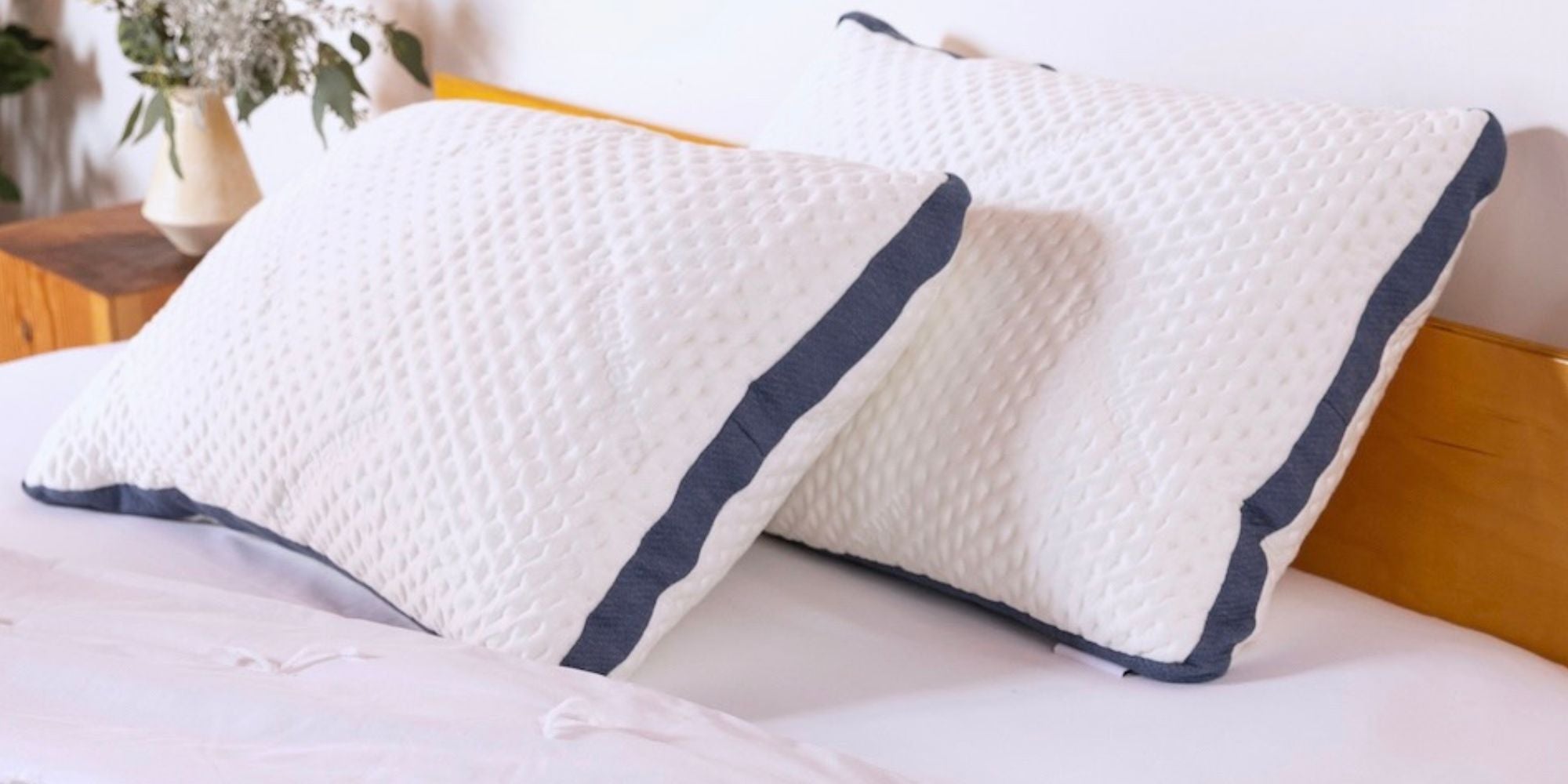 sleep cooler in these american made pillows designed for side, back and front sleepers
