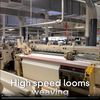 Weaving fine bedding sheets fabric in America